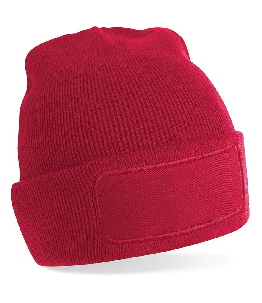 Beanie Hat Rectangle Patch