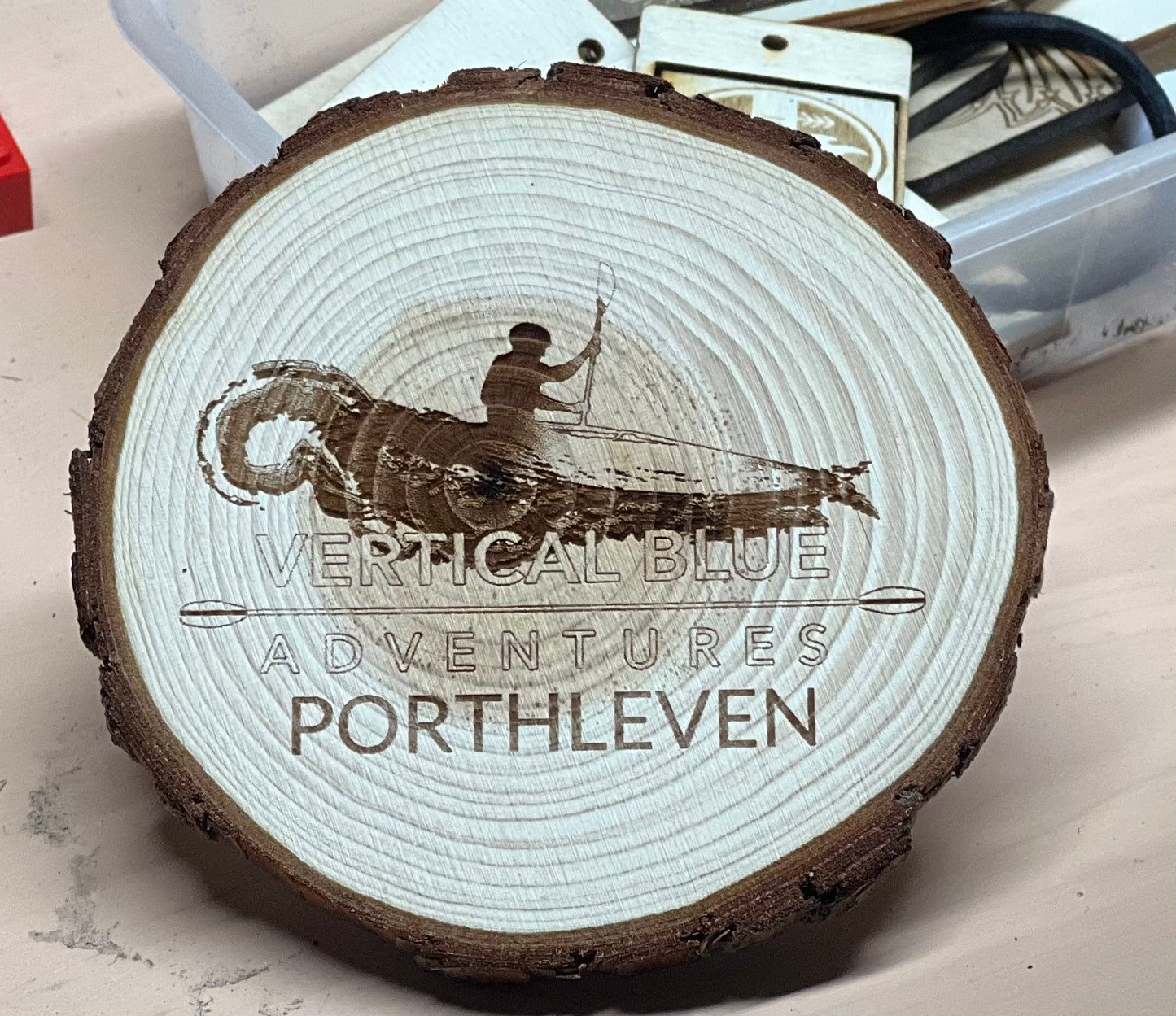 Custom Engraved Coasters From Slate or Wood