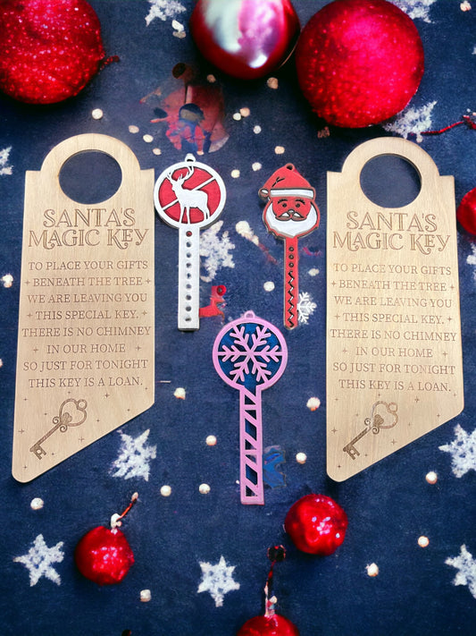 Santas Magic Key Door Hanger With Magic Key