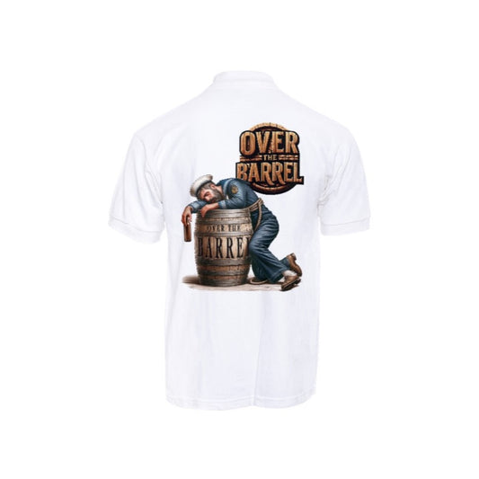 'Over the Barrel' Jack Speak T-Shirt | Humorous Sailor Design Apparel By BD Clothing